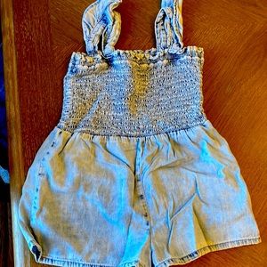 Gap light chambray romper